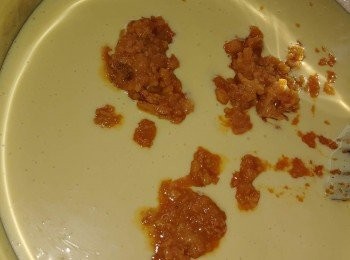 step4: 最後加入已壓碎的咸蛋碎