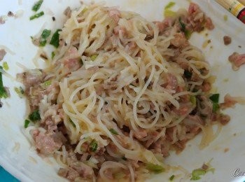 step3: 加入雞蛋撈一撈