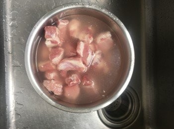step2: 排骨洗淨