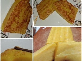 step5: 在模具搽上少許菜油再倒入麵糊。
用中火蒸50至60分鐘即可(視乎容器大小)。
待涼後放雪櫃雪硬就可切片煎食