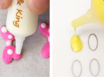 step7: 完成後加上朱古力筆添加可愛卡通。