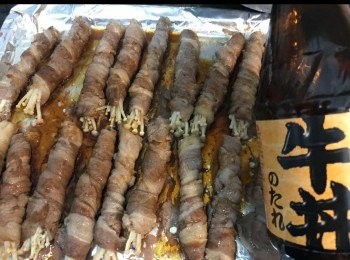 step7: 加上牛丼汁。