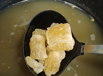 step4: 綠豆開花後可加冰糖調味即成