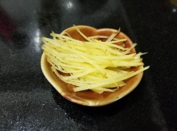 step4: 薑 絲