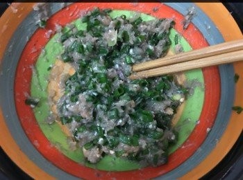 step3: 同一個方向拌勻。