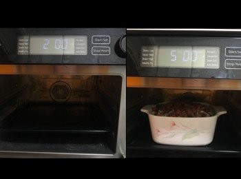 step10: 焗爐先預熱200度。
焗5分鐘。