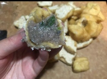 step3: 釀入魚肉。