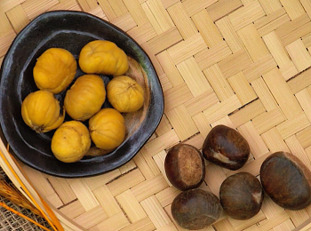 step4: 非常簡單的剝栗子方法，分分鐘全部剝完~