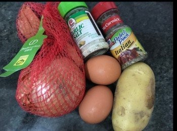 step1: 材料。(後加芝士粉。)