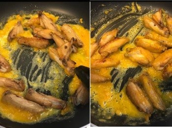 step6: 加入單骨<a href="https://bit.ly/3zHU5V3" target="_blank" data-keyword="雞翼" class="guide-link"><strong>雞翼</strong></a> <span style="display:inline-block;vertical-align:middle;margin-top:-3px;color:initial;border-radius:3px;padding:2px 3px;font-size:12px;line-height:14px;background:#87d300;color:#fff;">即買</span> 炒勻。