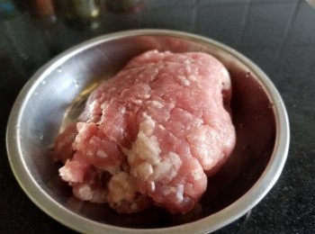 step3: 免治豬肉