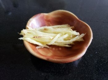 step2: 薑絲