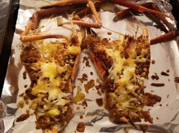 step6: 之後放入焗爐焗7分鐘。