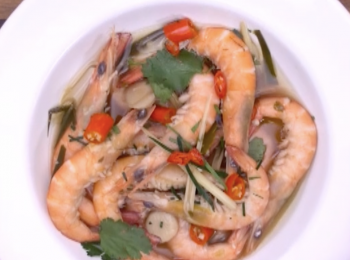 step6: 泰式凍蝦食譜完成