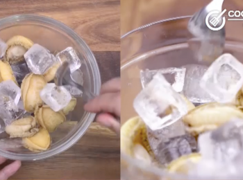 step2: 放入冰塊中