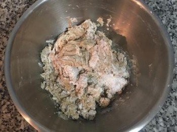 step7: 攪拌到沒有水份；