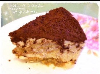 step8: 好喜歡入口即溶的意大利芝士凍餅Tiramisu 
～yummy