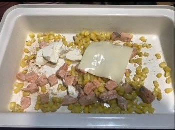 step4: 加入一塊芝士。