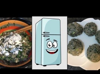 step3: 再加入生粉。順時針攪勻。(攪到起膠)
雪入雪櫃約15-20分鐘。之後取出，順時針攪勻。(攪到起膠)搓成波波。大小按自己喜好。