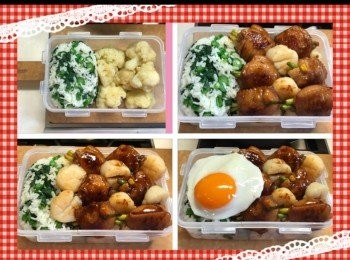 step11: 完成了為大少爺準備的愛心飯盒(o^^o)