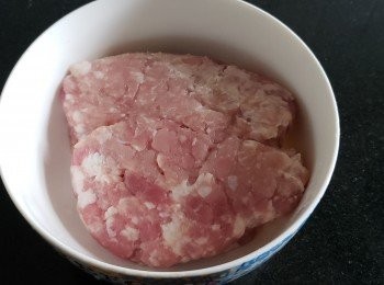 step1: 免治豬肉