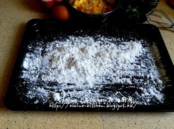 step5: 生粉及黑胡椒碎拌勻