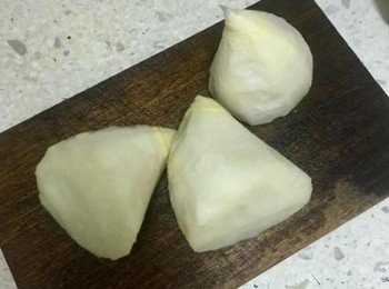 step7: 將底部及外圍較粗糙的部份切除；