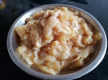 step2: 花膠，已煲過湯