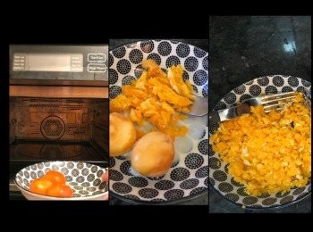 step3: 鹹蛋黃預先蒸熟。
大火約8分鐘。
然後壓碎成蓉。