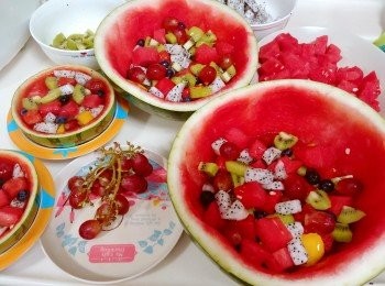 step5: 不停重複步驟4至填滿西瓜