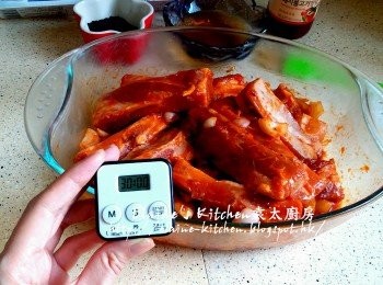 step6: 翌日將金沙骨放回室溫靜待30分鐘