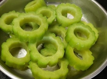 step8: 取出閒置降溫及隔去水份