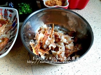 step9: 紅衫魚盛起去骨起肉