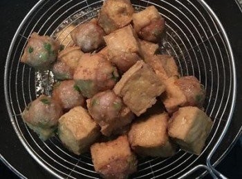 step10: 起鍋瀝油；