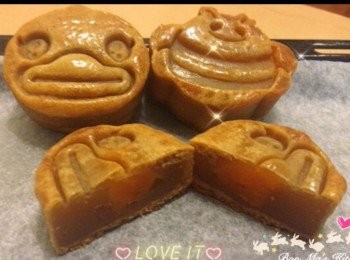 step14: 要待最少2天等月餅『回油』，才進食更滋味^^