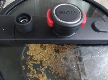 step3: 之後蓋蓋等待爆花。