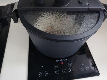 step4: 爆約三分鐘熄火，焗一分鐘才開蓋