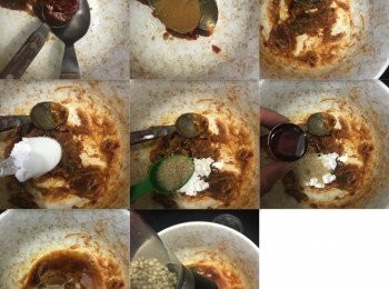 step2: 之後加入其他醃料拌勻