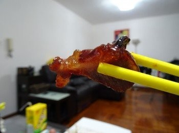 step8: 晶瑩剔透， 甜美無比的燶邊叉燒完成了。