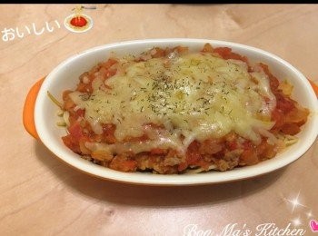 step6: 放入已預熱焗爐160度，烤5分鐘即成。
（各爐溫不同要自行調教）