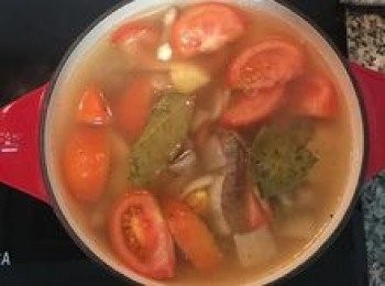 step11: 中大火煮滾後轉小火；