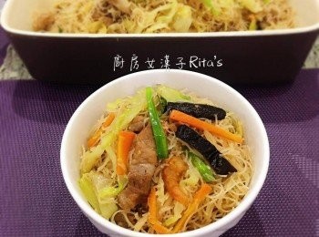 step13: 好吃的炊粉軟中帶q,香氣十足，米粉都鬆鬆地不結塊。