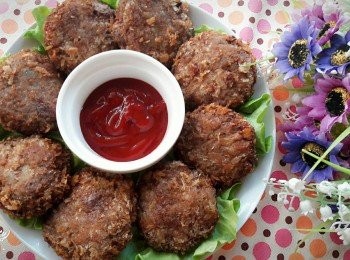 step9: 炸好瀝乾油份 , 即可裝盤