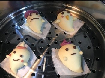 step5: 18分鐘凍水蒸