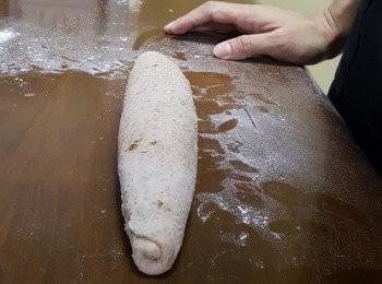 step17: 造型後放焗盤上發酵1小時