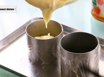 step7: 倒入模中, 冷藏三小時以上或直至完全凝固為止