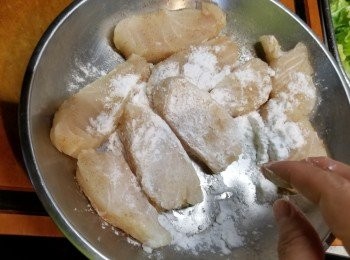 step3: 再沾滿生粉