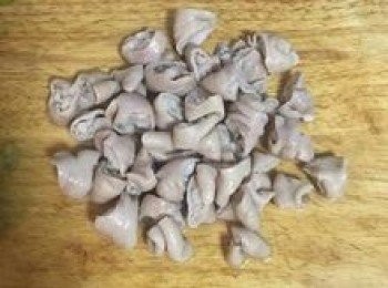 step5: 將大腸切適當塊狀；