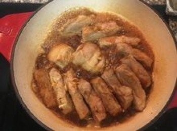 step8: 煮沸滷汁到岀現泡泡；