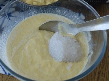 step5: 將西米加入步驟四的材料內